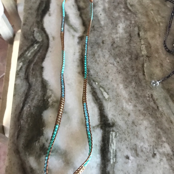 Beaded hand crafted bracelet with toggle clasp - Picture 3 of 6